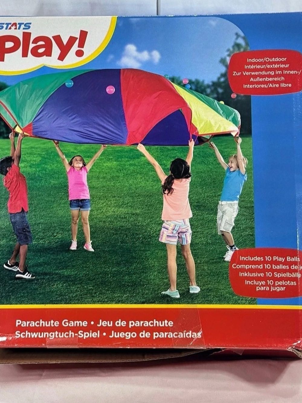 Stats Play! Parachute Game! Color Block